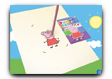 Stencil Cards Funny Art Peppa Pig