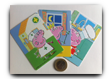 Stencil Cards Funny Art Peppa Pig